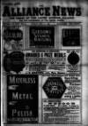 Alliance News Friday 21 October 1898 Page 1
