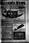 Alliance News Thursday 13 April 1899 Page 1