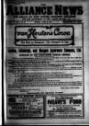 Alliance News Thursday 26 April 1900 Page 1