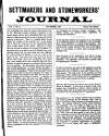 Settmakers' and Stoneworkers' Journal Sunday 01 November 1891 Page 1