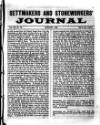 Settmakers' and Stoneworkers' Journal Sunday 01 October 1893 Page 1