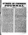 Settmakers' and Stoneworkers' Journal Wednesday 01 November 1893 Page 1