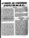 Settmakers' and Stoneworkers' Journal Wednesday 01 August 1894 Page 1