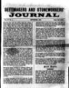 Settmakers' and Stoneworkers' Journal Saturday 01 September 1894 Page 1