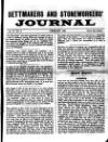 Settmakers' and Stoneworkers' Journal Friday 01 February 1895 Page 1