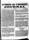 Settmakers' and Stoneworkers' Journal Friday 01 May 1896 Page 1