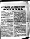 Settmakers' and Stoneworkers' Journal Thursday 01 October 1896 Page 1