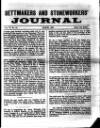 Settmakers' and Stoneworkers' Journal Monday 01 March 1897 Page 1