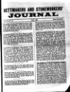 Settmakers' and Stoneworkers' Journal Saturday 01 May 1897 Page 1