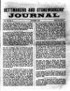 Settmakers' and Stoneworkers' Journal Friday 01 October 1897 Page 1