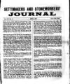 Settmakers' and Stoneworkers' Journal Friday 01 April 1898 Page 1