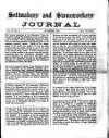 Settmakers' and Stoneworkers' Journal Wednesday 01 November 1899 Page 1