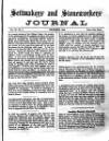 Settmakers' and Stoneworkers' Journal Friday 01 December 1899 Page 1