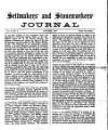 Settmakers' and Stoneworkers' Journal Monday 01 October 1900 Page 1