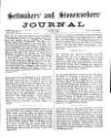 Settmakers' and Stoneworkers' Journal Sunday 01 June 1902 Page 1