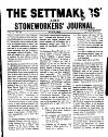 Settmakers' and Stoneworkers' Journal Thursday 01 March 1906 Page 1