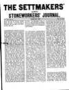 Settmakers' and Stoneworkers' Journal Friday 01 February 1907 Page 1