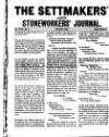 Settmakers' and Stoneworkers' Journal Wednesday 01 January 1908 Page 1