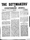Settmakers' and Stoneworkers' Journal Tuesday 01 June 1909 Page 1
