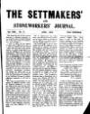 Settmakers' and Stoneworkers' Journal Tuesday 01 April 1913 Page 1