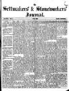 Settmakers' and Stoneworkers' Journal Saturday 01 July 1916 Page 1
