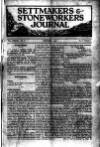 Settmakers' and Stoneworkers' Journal Wednesday 01 January 1930 Page 1