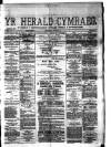 Herald Cymraeg Tuesday 08 March 1887 Page 1