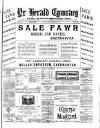 Herald Cymraeg Tuesday 29 January 1889 Page 1