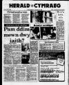 Herald Cymraeg Saturday 01 February 1986 Page 1