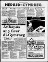 Herald Cymraeg Saturday 22 February 1986 Page 1