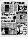 Herald Cymraeg Saturday 16 August 1986 Page 1