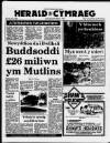 Herald Cymraeg Saturday 06 September 1986 Page 1