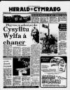 Herald Cymraeg Saturday 13 September 1986 Page 1