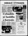 Herald Cymraeg Saturday 11 July 1987 Page 1