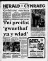 Herald Cymraeg Saturday 21 January 1989 Page 1