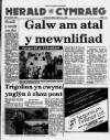 Herald Cymraeg Saturday 29 April 1989 Page 1