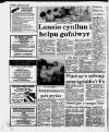 Herald Cymraeg Saturday 29 July 1989 Page 8
