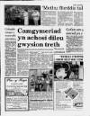 Herald Cymraeg Saturday 03 November 1990 Page 7