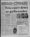 Herald Cymraeg Saturday 09 January 1993 Page 1
