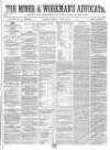 British Miner and General Newsman Saturday 19 March 1864 Page 1