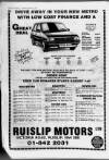 Ruislip & Northwood Gazette Wednesday 02 August 1989 Page 48