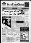 Hinckley Times Thursday 01 November 1990 Page 1