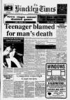 Hinckley Times Thursday 08 October 1992 Page 1