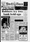 Hinckley Times Thursday 05 November 1992 Page 1