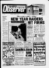 Dunmow Observer Thursday 09 January 1986 Page 1