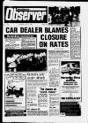Dunmow Observer Thursday 22 May 1986 Page 1