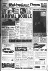 Wokingham Times Thursday 22 January 1987 Page 1