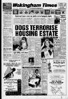 Wokingham Times Thursday 19 May 1988 Page 1