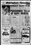 Wokingham Times Thursday 07 September 1989 Page 1