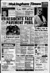 Wokingham Times Thursday 18 January 1990 Page 1